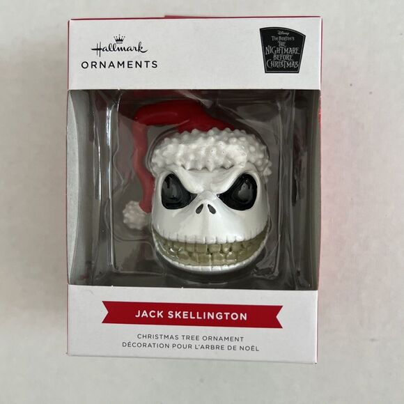 Nightmare Before Christmas Ornament Jack‎ Skellington in Santa Hat 2024 - Picture 1 of 2